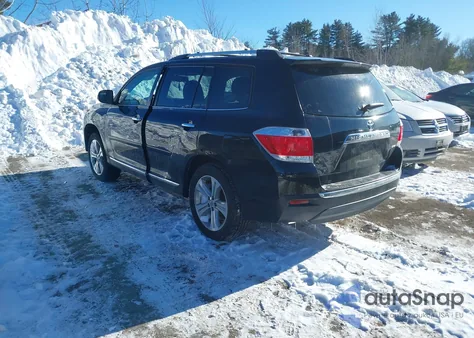2013 Toyota Highlander Limited V6 z USA, uszkodzony, nr VIN 5TDDK3EH4DS224516